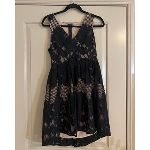 Ali & Jay Black and Nude Lace Dress